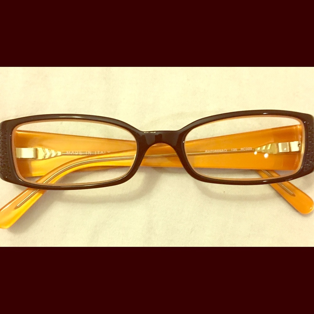 Black Prada Eyeglasses w Swarovski crystals.